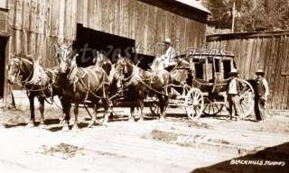 Old Deadwood Stagecoach Stage Coach South Dakota Photo  