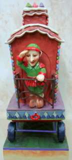 JIM SHORE Candy Cane Caboose Train Gingerbread 4025632  