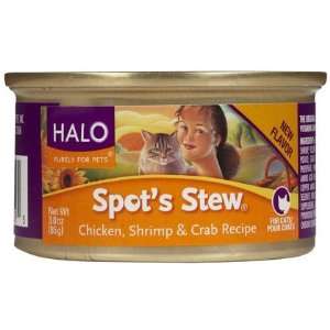Halo Spots Stew Cat Chicken & Shrimp Recipe   12 x 3 oz (Quantity of 