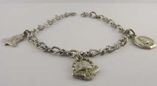 make me an offer description vintage sterling silver link bracelet 