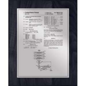  Traditional Black Patent Plaque 8 x 10   Classic Gold 