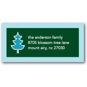 Holiday Return Address Labels   Winter Border Boy By Hello Little One 