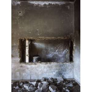  Bullet Holes and War Damage in a Mosque Wall, Syria 