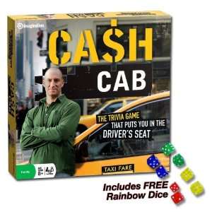  Cash Cab Board Game Plus FREE Rainbow Dice Toys & Games