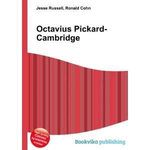    Octavius Pickard Cambridge Ronald Cohn Jesse Russell Books
