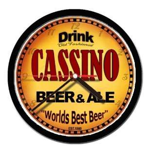  CASSINO beer and ale cerveza wall clock 