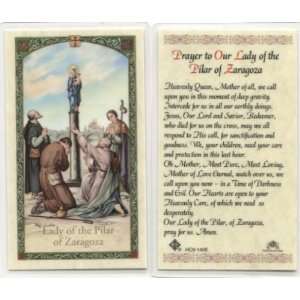  Prayer to Our Lady of the Pilar of Zaragoza Holy Card (HC9 