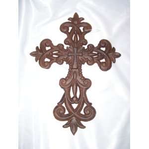  10 Cast Iron Decorative Double Fancy Cross
