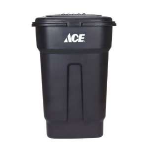  Ace 35Gal Injection Molded Garbage Can with Wheels   5 