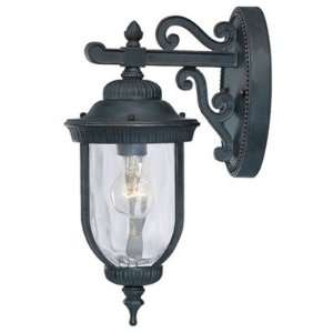  Castlemain Wall Downmounted Lantern in Black/Gold Size 16 