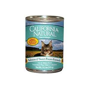 California Natural Salmon & Sweet Potato Cat and Kitten Canned Food 12 
