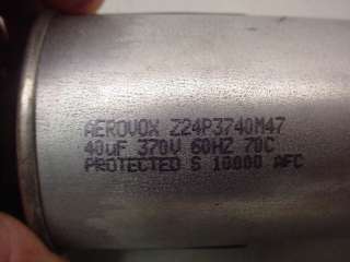 Aerovox Z24P3740M47 Capacitor 40 uF 370V  