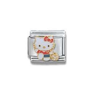  Hello Kitty Soccer Player Cat Animal Theme Licensed Charm 