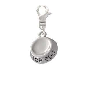  Dog Bowl Top Dog 3 D Clip On Charm Arts, Crafts 