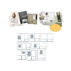  Foil stamping   Small presentation folder with one right 