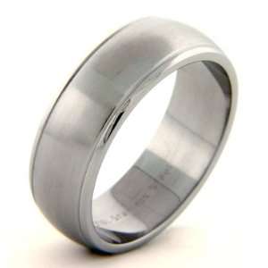  Stainless Steel Classic Wedding Ring 6mm Jewelry