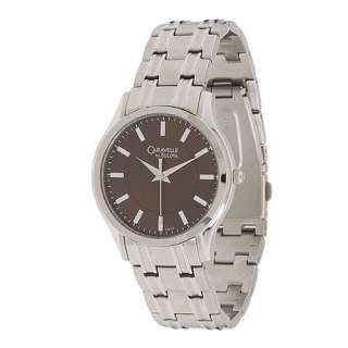 CARAVELLE BY BULOVA STAINLESS STEEL MENS WATCH 43A100  