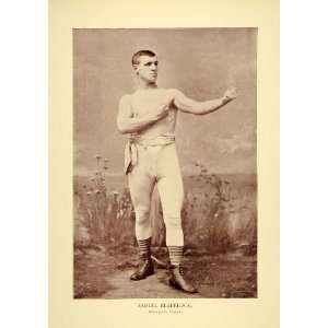 1894 Print Samuel Blakelock Lightweight Boxer Trainer Boxing Career 