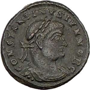   II Jr. 337AD Authentic Ancient Roman Coin Legions 