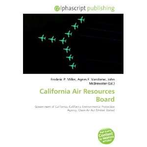  California Air Resources Board (9786132742223) Books