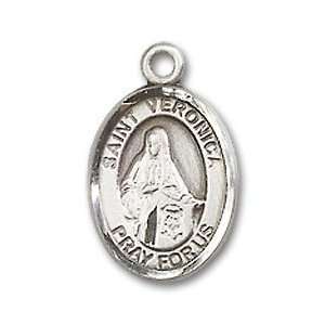  St. Veronica Small Sterling Silver Medal Jewelry