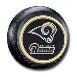  St. Louis Rams Black Tire Cover