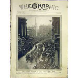  Ww1 London Scottish Highlanders Lord Mayor Show 1914