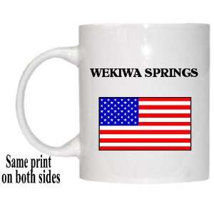    US Flag   Wekiwa Springs, Florida (FL) Mug 