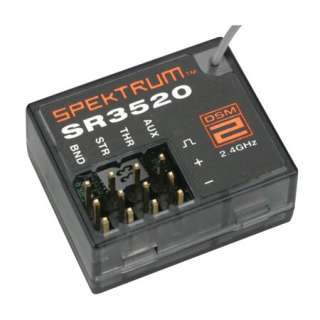 sr3520 dsm2 3 channel micro race receiver by spektrum box damage