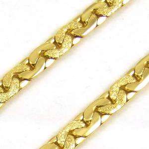 18K YELLOW GOLD GEP CARVEN RING NECKLACE SOLID FILL GP CHAIN 18 
