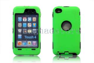   Soft Rubber Skin Hard Cover Case for iPod Touch 4 4th Gen 4G  