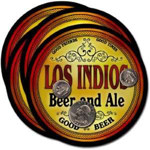  Los Indios, TX Beer & Ale Coasters   4pk 