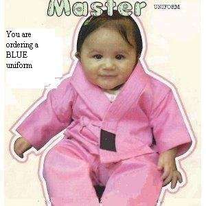 Infant & Baby Karate Uniforms BLUE 