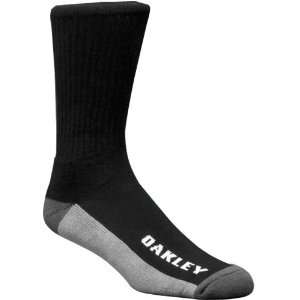  Oakley O Sports Blocked Crew Socks   3Pk / Black / Size 10 