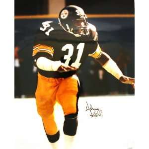  Donnie Shell Autographed On the Run Pittsburgh Steelers 