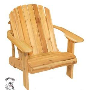  PHAT TOMMY Cedar Extra Wide Patio Adirondack Chair Patio 