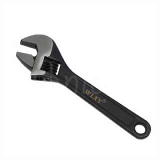   Mini Metal Adjustable Spanner Wrench Hand Tool 15mm Jaw Capacity Black