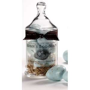  Gianna Rose Atelier Robins Egg Soaps in Apothecary Jar 