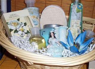Lady Spa Gift Basket Gardenia Soap Lotion Gifts Elegant  
