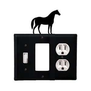  Horse Combination Cover   Switch, GFI And Outlet