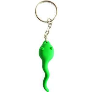  Sperm Keyring   Joke/Funny Gift (Green) Patio, Lawn 