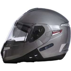  Zoan Z933 Raptor Solid Modular Helmet X Large  Silver 