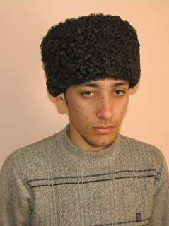 New Karakul Lamb Chechen Caucas Hat natural Fur #7057  