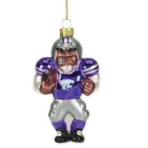   Wildcats NCAA Glass Player Ornament (4 African American) Sports