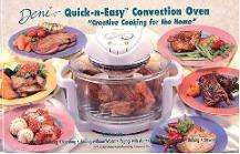 Deni 10120 Quick n Easy Convection Oven COOKBOOK NEW  
