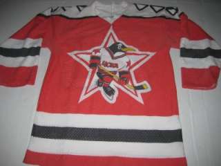   RARE Red White Color Hockey Jersey RUSSIA CCCP Mens X LARGE (9)  
