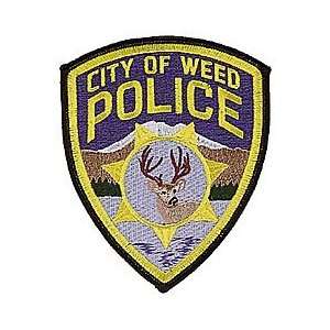  City of Weed Police Badge   Weed, CA 