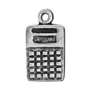  18mm Calculator Pewter Charm Arts, Crafts & Sewing