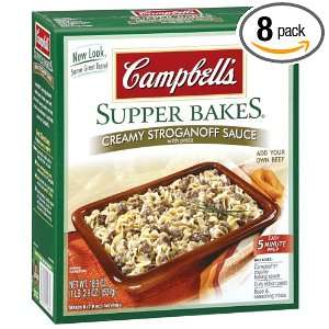 Supper Bake Creamy Stroganoff Sauce With Pasta, 18.9 Ounce Boxes (Pack 