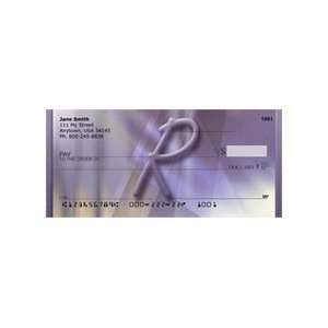  Prosperous Purple Monogram R Personal Checks Office 